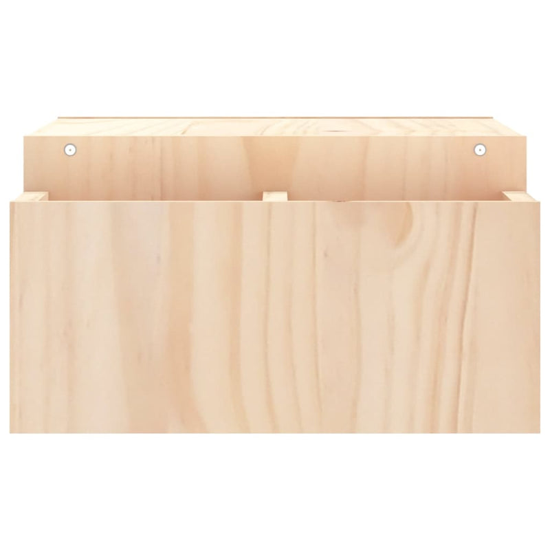 vidaXL Monitor Stand 70x27.5x15 cm Solid Wood Pine