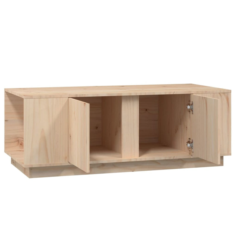 vidaXL Coffee Table 110x50x40 cm Solid Wood Pine