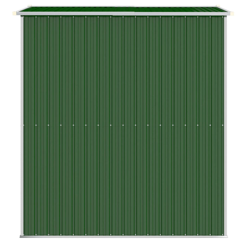 vidaXL Garden Shed Green 192x191x223 cm Galvanised Steel