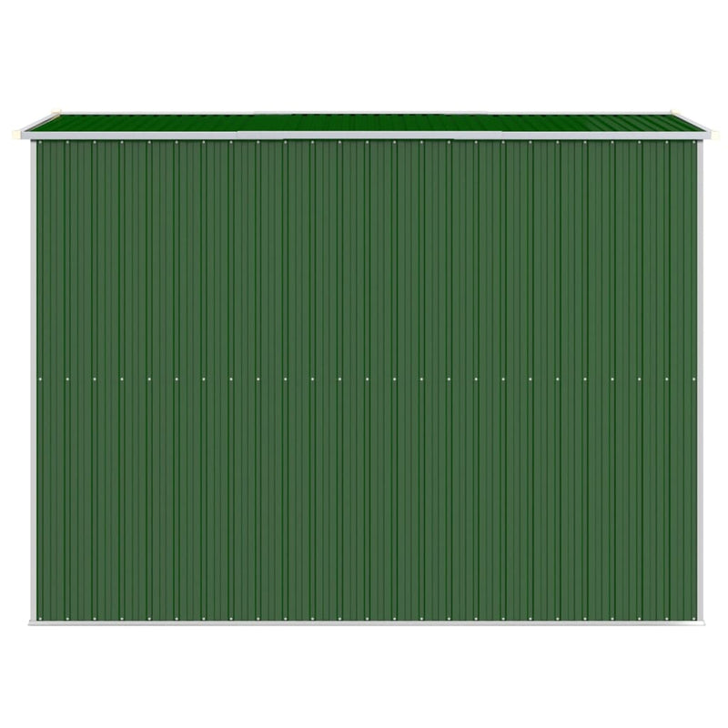 vidaXL Garden Shed Green 192x274x223 cm Galvanised Steel