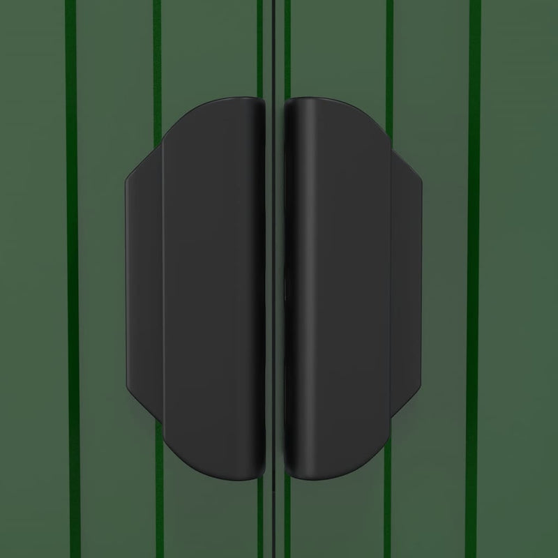 vidaXL Garden Shed Green 192x606x223 cm Galvanised Steel