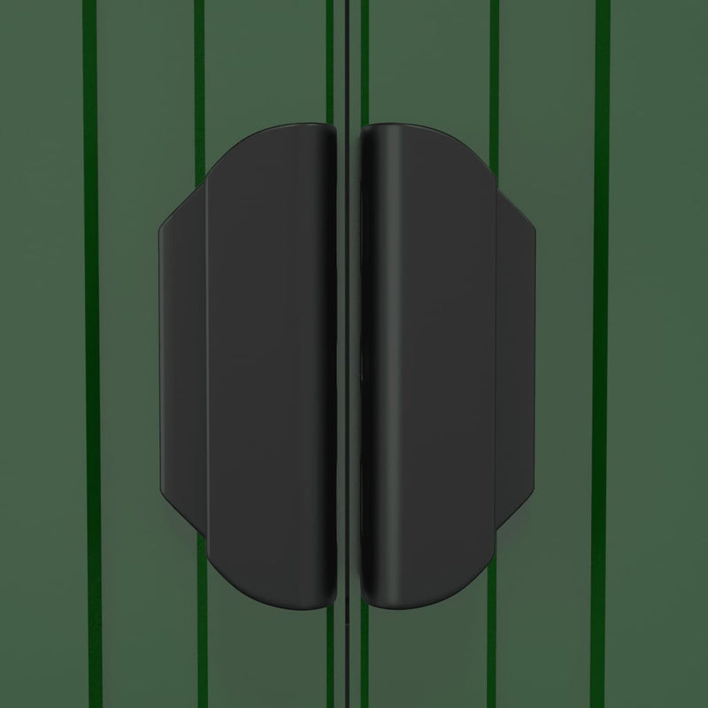 vidaXL Garden Shed Green 192x938x223 cm Galvanised Steel