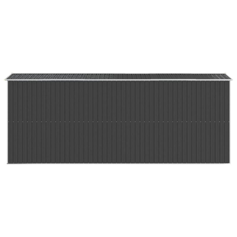 vidaXL Garden Shed Anthracite 192x523x223 cm Galvanised Steel