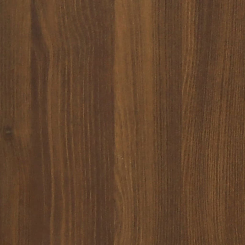 vidaXL Bedside Cabinet Brown Oak 100x35x40 cm Engineered Wood