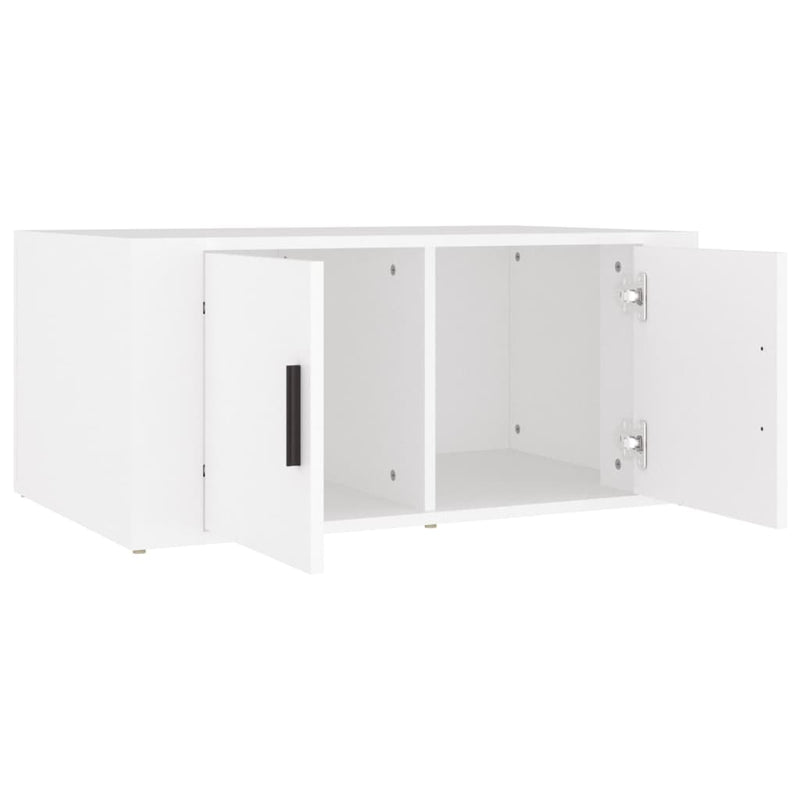 vidaXL Coffee Table White 80x50x36 cm Engineered Wood