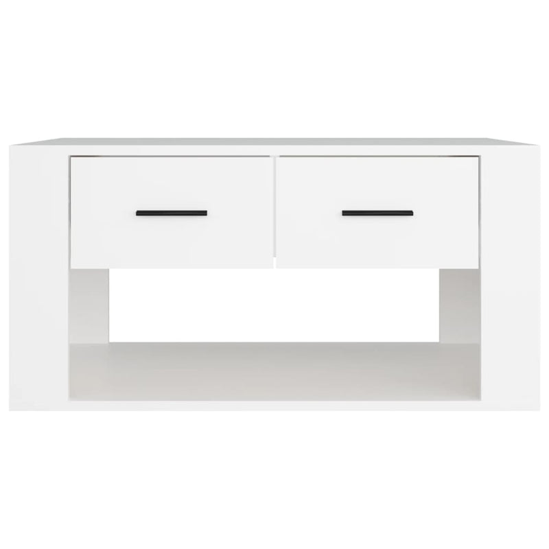vidaXL Coffee Table White 80x50x40 cm Engineered Wood