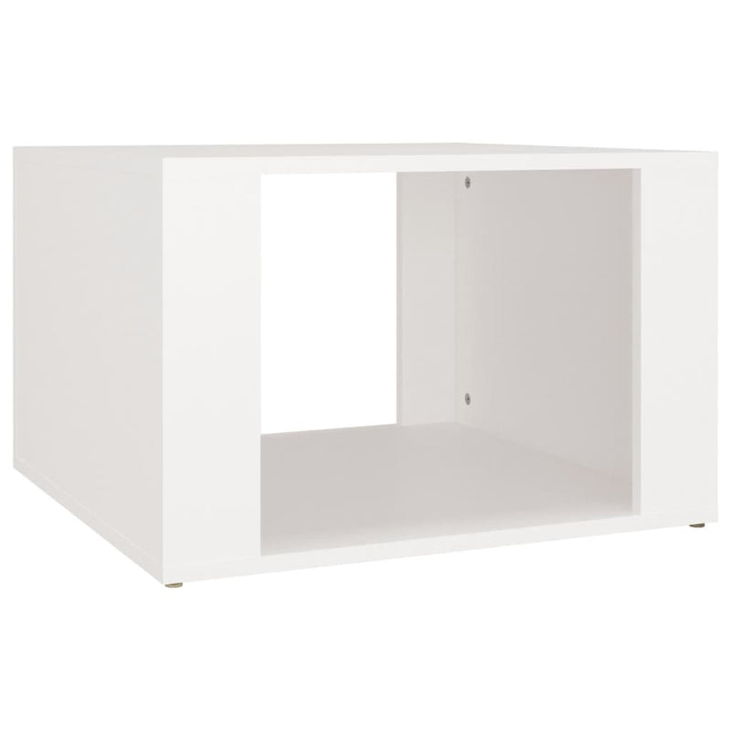 vidaXL Bedside Table White 57x55x36 cm Engineered Wood