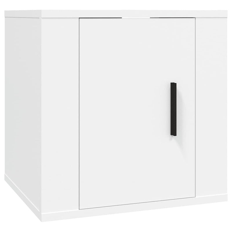 vidaXL Wall Mounted TV Cabinet White 40x34.5x40 cm