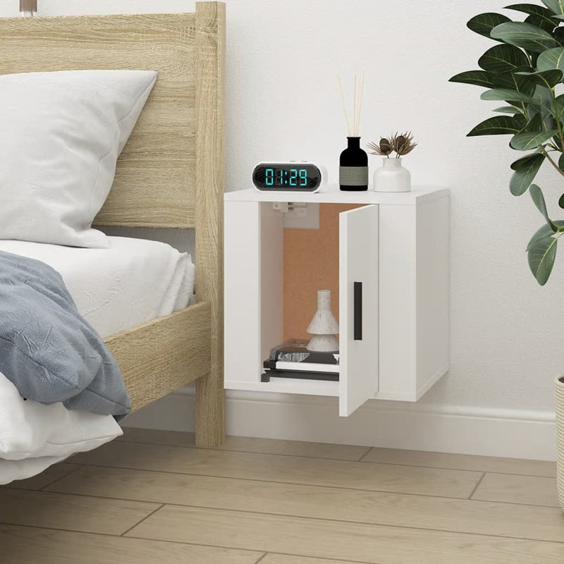 vidaXL Wall Mounted TV Cabinet White 40x34.5x40 cm