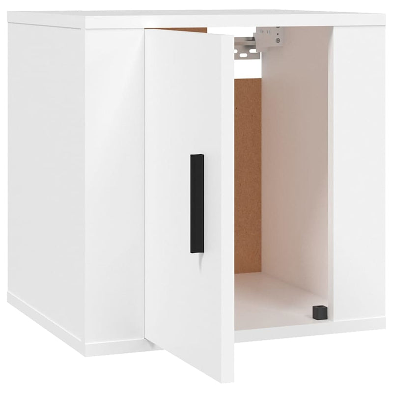 vidaXL Wall Mounted TV Cabinet White 40x34.5x40 cm