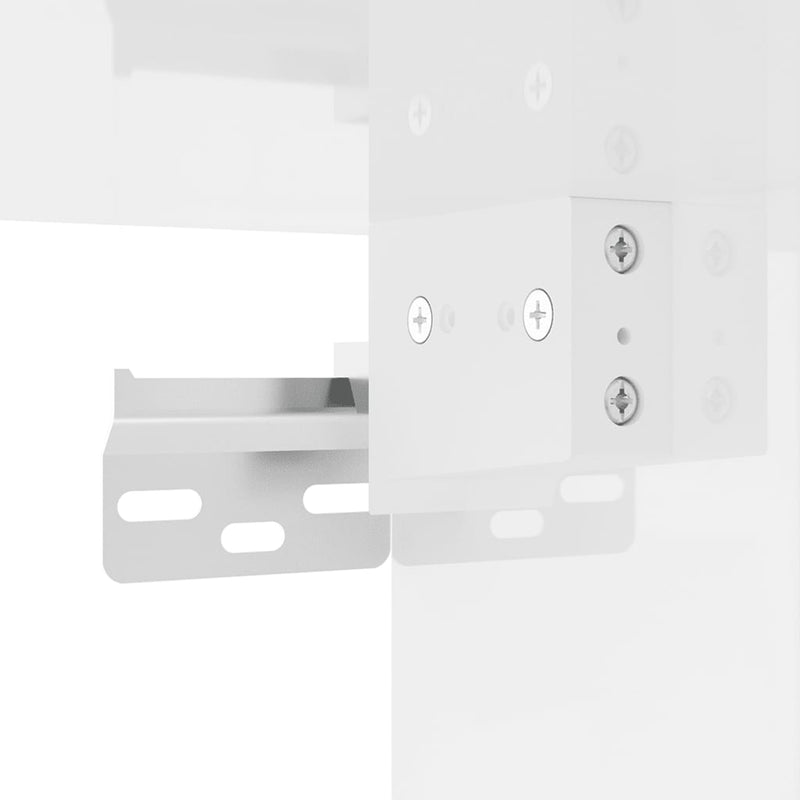 vidaXL Wall Mounted TV Cabinet High Gloss White 40x34.5x40 cm