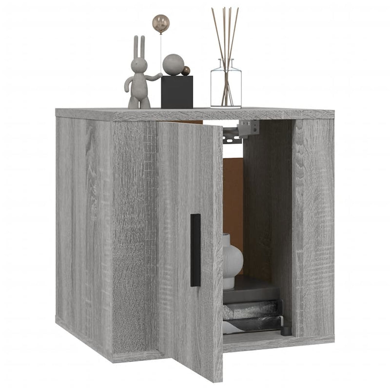 vidaXL Wall Mounted TV Cabinets 2 pcs Grey Sonoma 40x34.5x40 cm