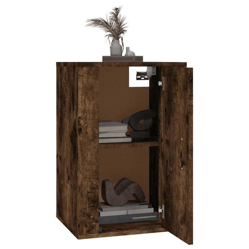 vidaXL Wall Mounted TV Cabinets 2 pcs Smoked Oak 40x34.5x60 cm