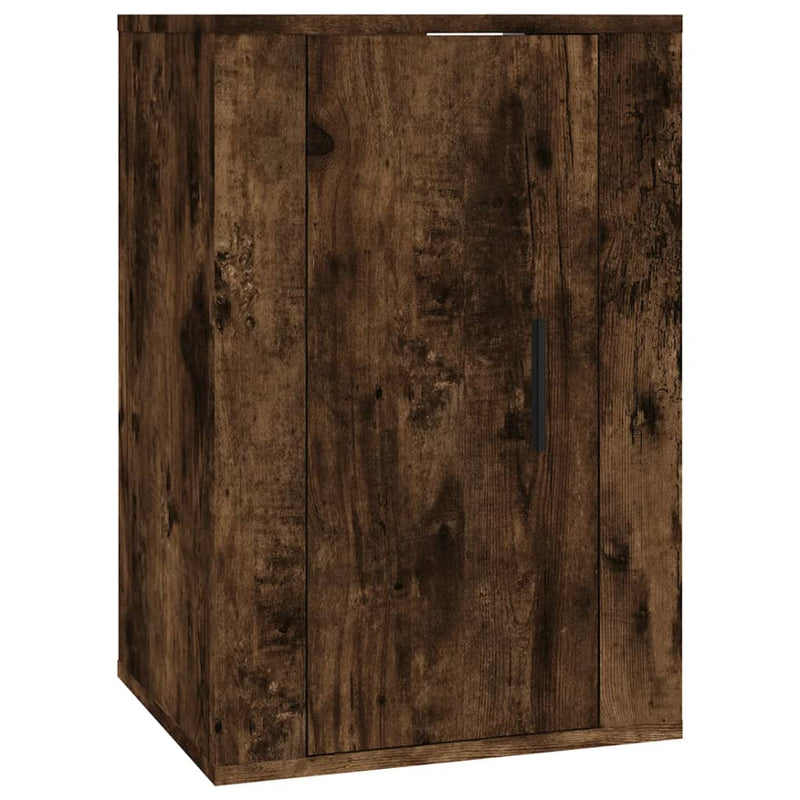 vidaXL Wall Mounted TV Cabinets 2 pcs Smoked Oak 40x34.5x60 cm