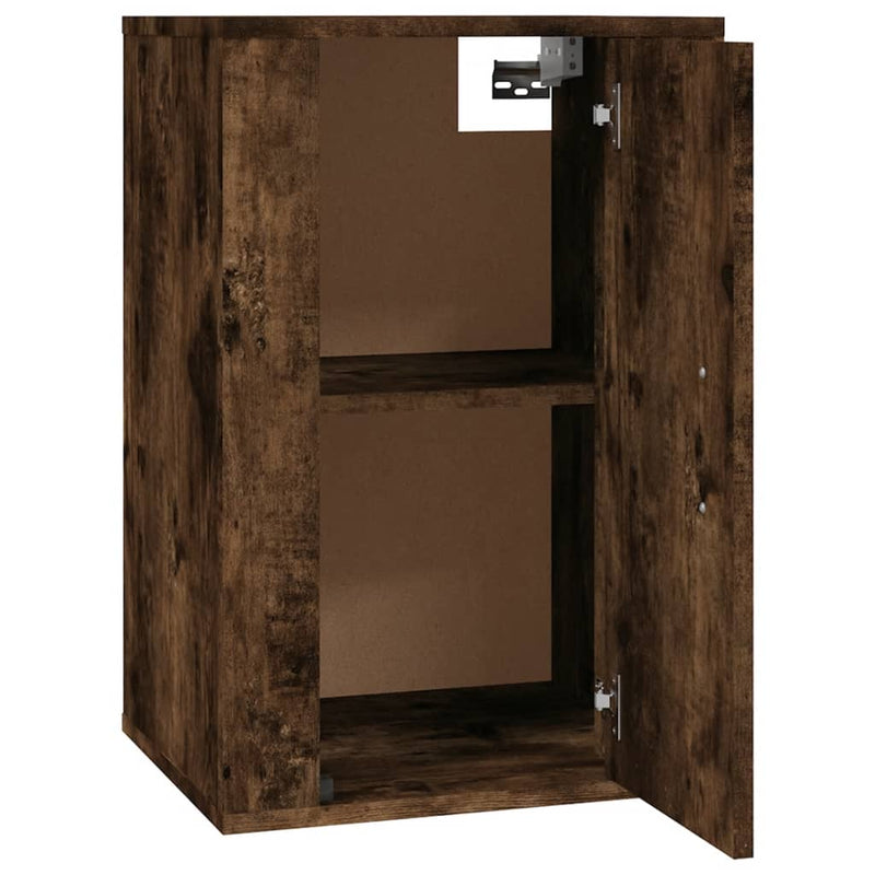 vidaXL Wall Mounted TV Cabinets 2 pcs Smoked Oak 40x34.5x60 cm