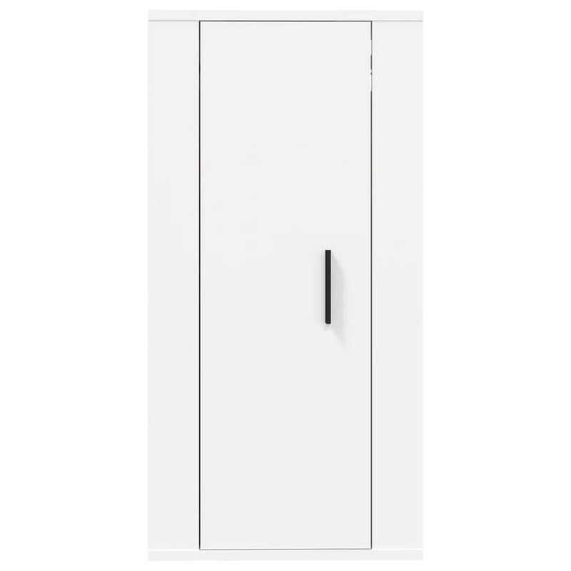 vidaXL Wall Mounted TV Cabinet White 40x34.5x80 cm