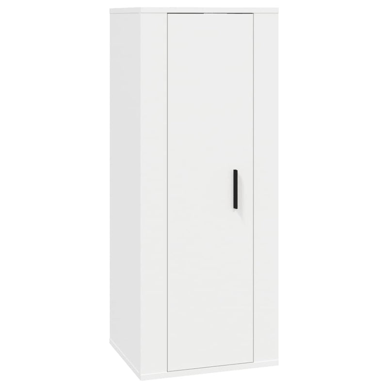 vidaXL Wall Mounted TV Cabinet White 40x34.5x100 cm