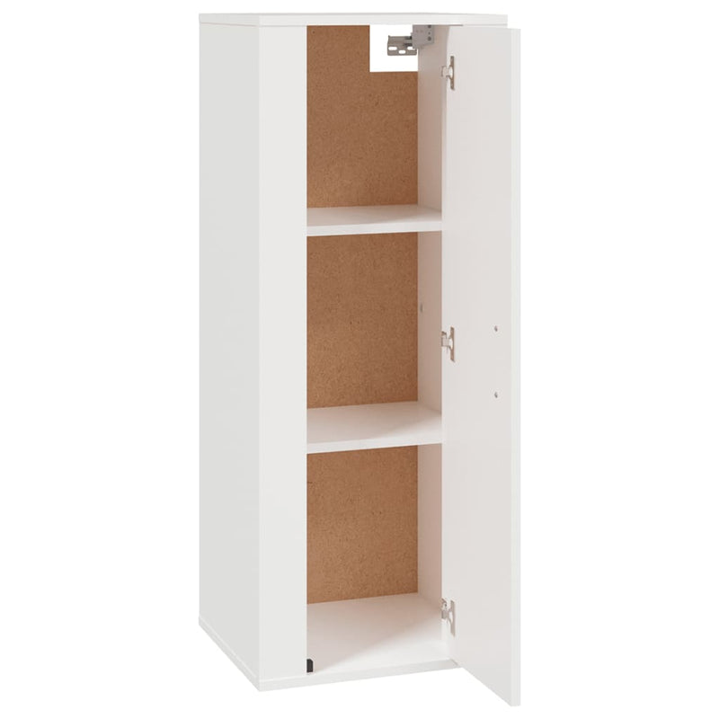 vidaXL Wall Mounted TV Cabinet White 40x34.5x100 cm