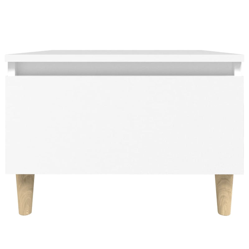 vidaXL Side Tables 2 pcs White 50x46x35 cm Engineered Wood