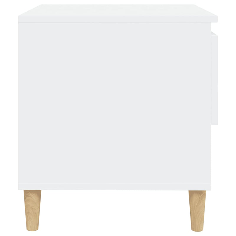 vidaXL Bedside Tables 2 pcs White 50x46x50 cm Engineered Wood