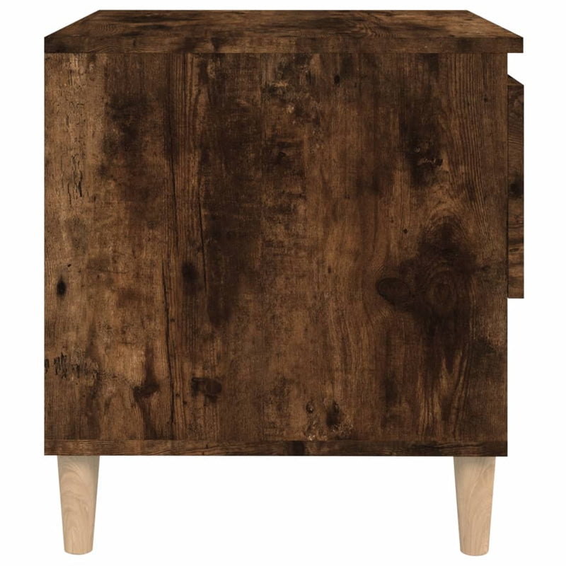 vidaXL Bedside Tables 2 pcs Smoked Oak 50x46x50 cm Engineered Wood
