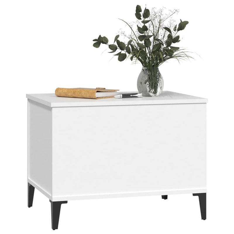 vidaXL Coffee Table White 60x44.5x45 cm Engineered Wood