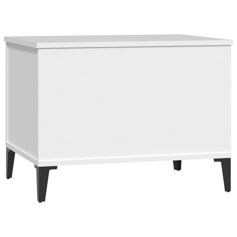 vidaXL Coffee Table White 60x44.5x45 cm Engineered Wood