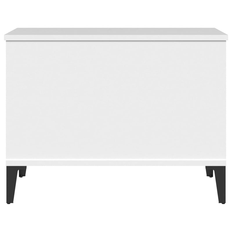 vidaXL Coffee Table White 60x44.5x45 cm Engineered Wood