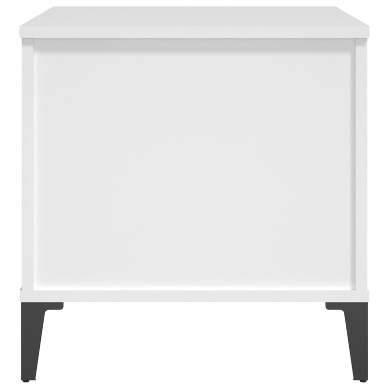 vidaXL Coffee Table White 60x44.5x45 cm Engineered Wood