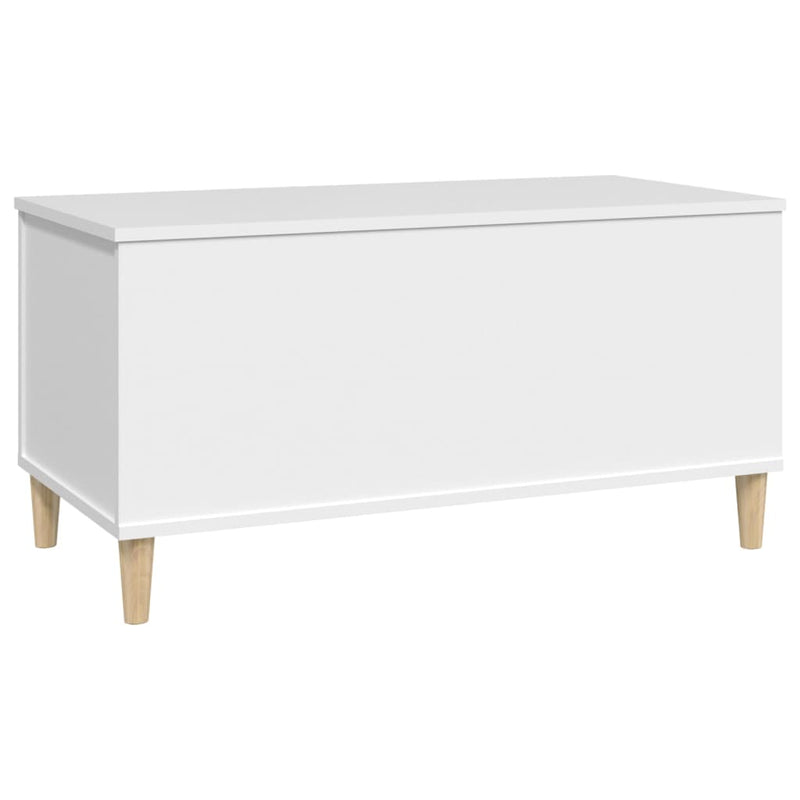 vidaXL Coffee Table White 90x44.5x45 cm Engineered Wood