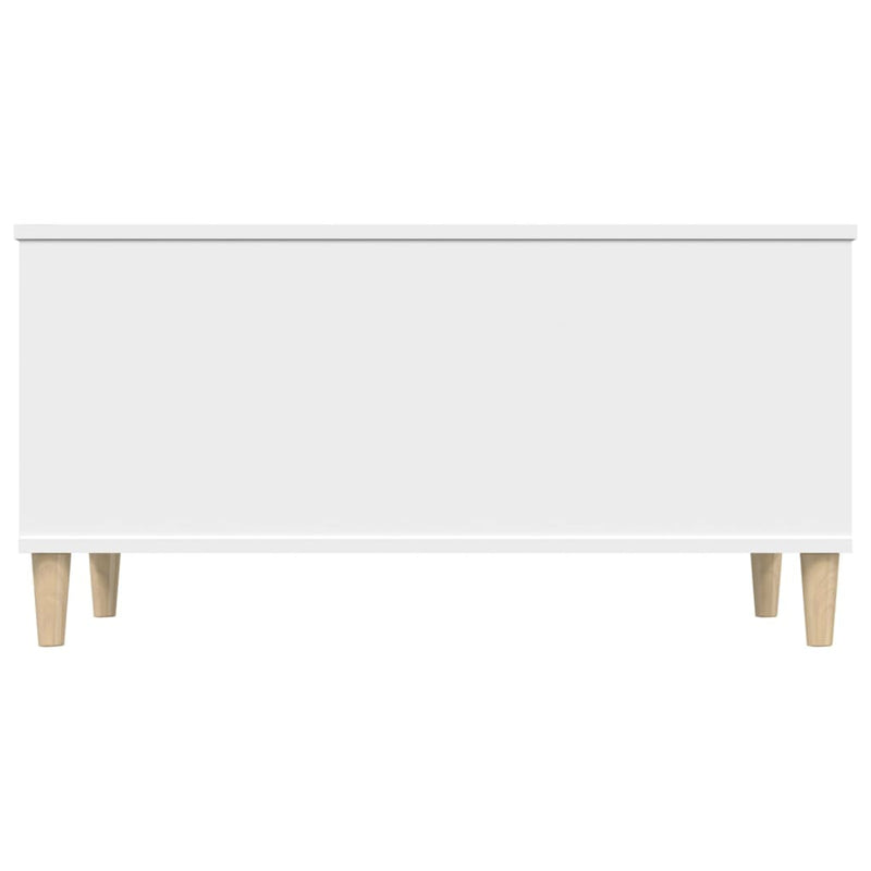vidaXL Coffee Table White 90x44.5x45 cm Engineered Wood