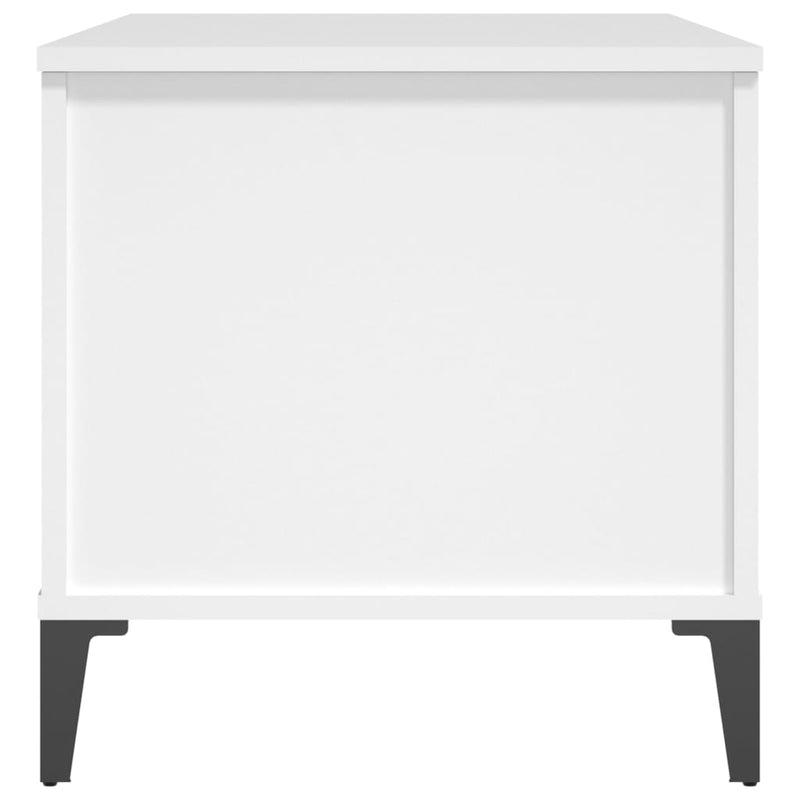vidaXL Coffee Table White 90x44.5x45 cm Engineered Wood