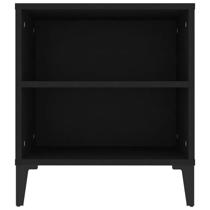 vidaXL TV Cabinet Black 102x44.5x50 cm Engineered Wood