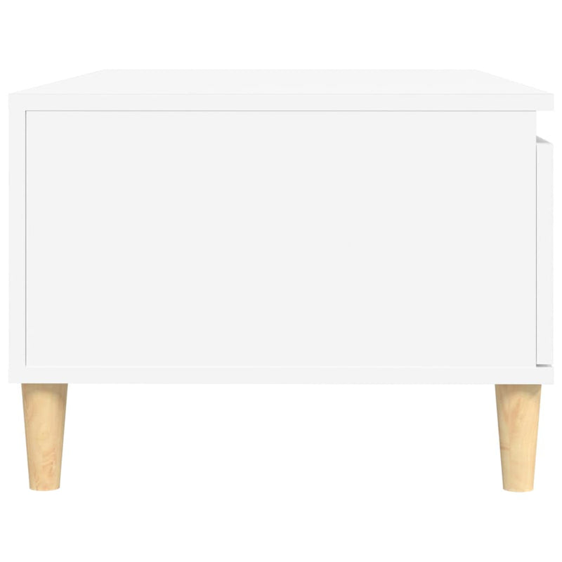 vidaXL Coffee Table White 90x50x36.5 cm Engineered Wood