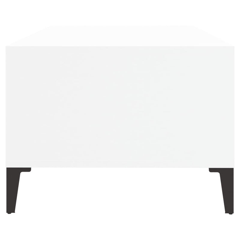 vidaXL Coffee Table White 90x50x36.5 cm Engineered Wood