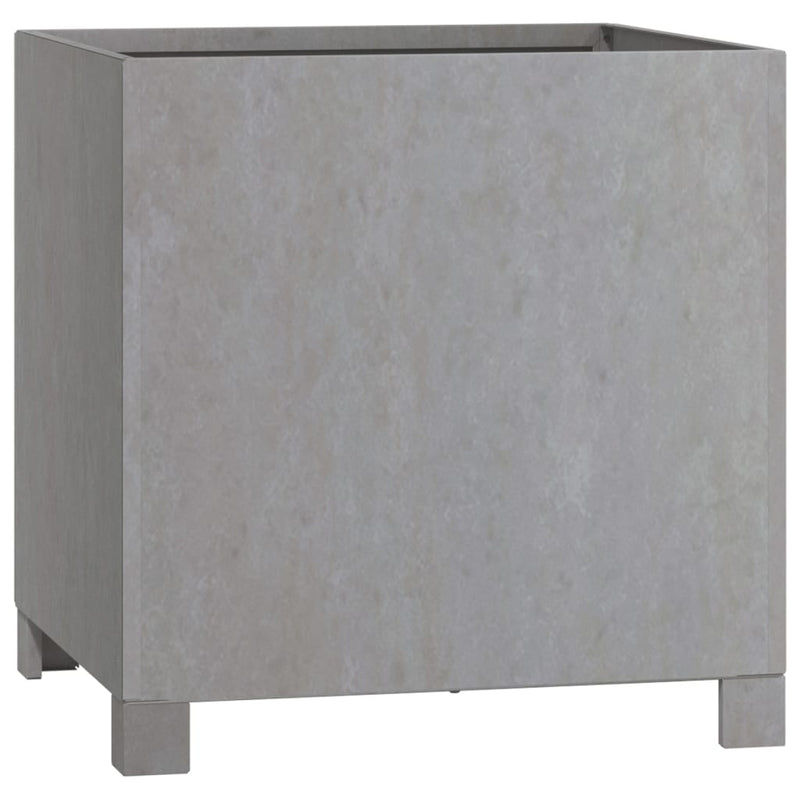 vidaXL Planters with Legs 2 pcs Rusty 42x40x43 cm Corten Steel