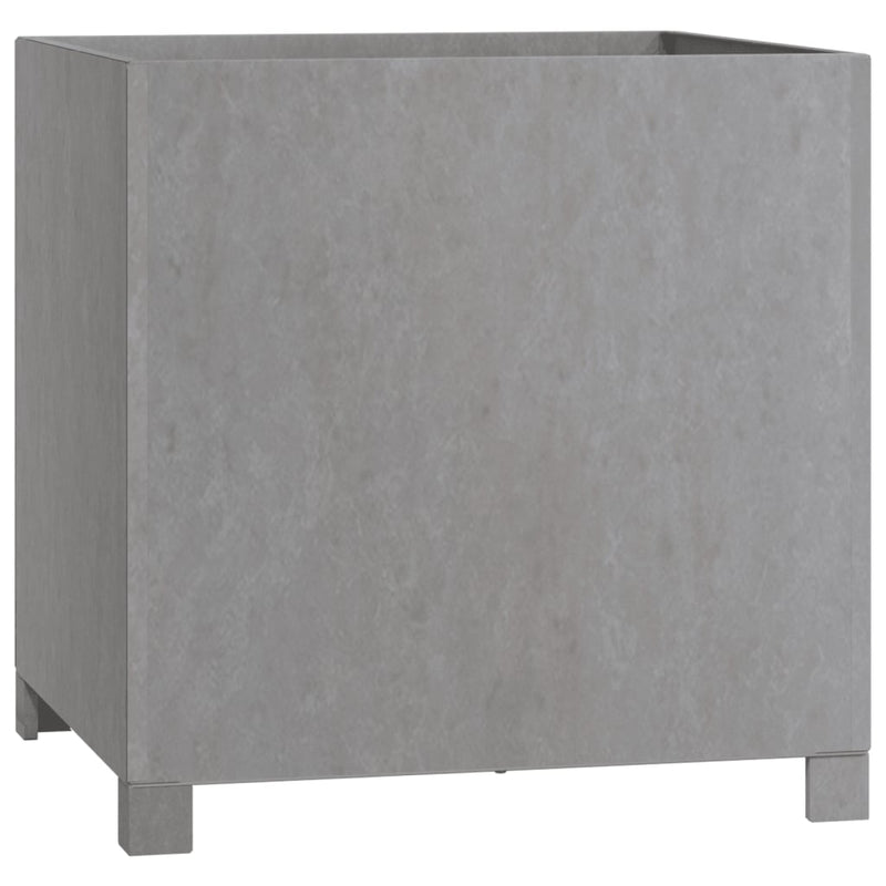 vidaXL Planters with Legs 2 pcs Rusty 50x50x50 cm Corten Steel