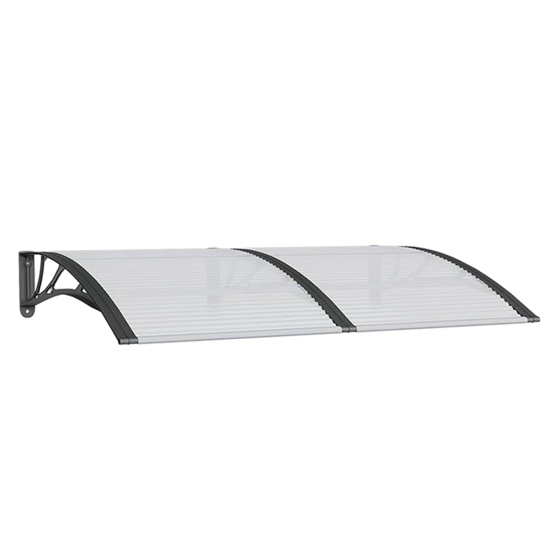 vidaXL Door Canopy Black 150x100 cm Polycarbonate
