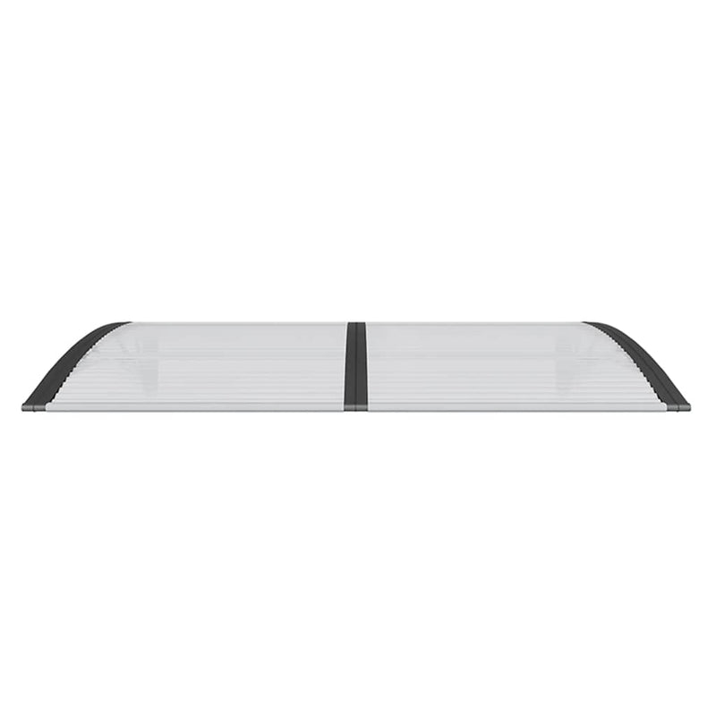 vidaXL Door Canopy Black 150x100 cm Polycarbonate