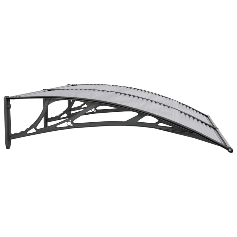 vidaXL Door Canopy Black 150x100 cm Polycarbonate