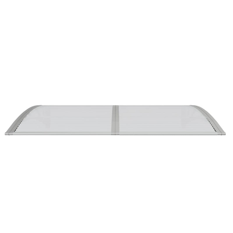 vidaXL Door Canopy Grey 150x100 cm Polycarbonate