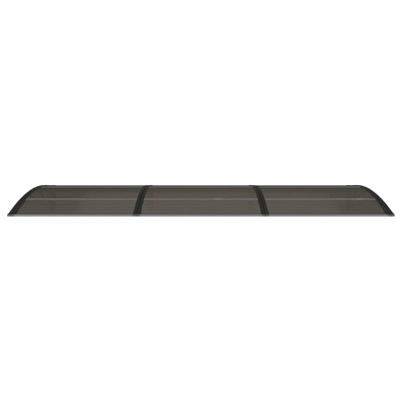 vidaXL Door Canopy Black 300x100 cm Polycarbonate