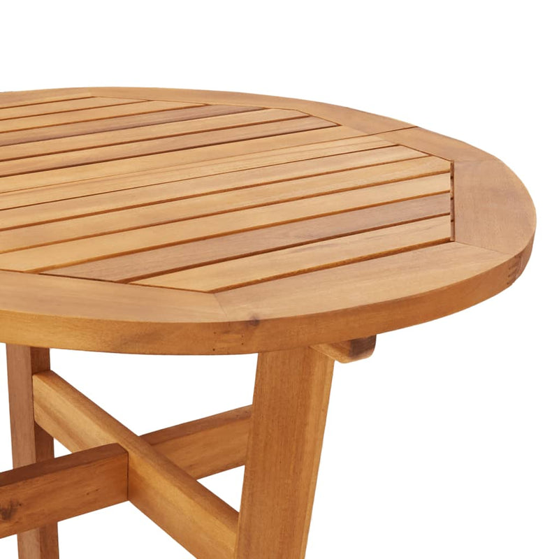 vidaXL 3 Piece Bar Set Solid Wood Acacia