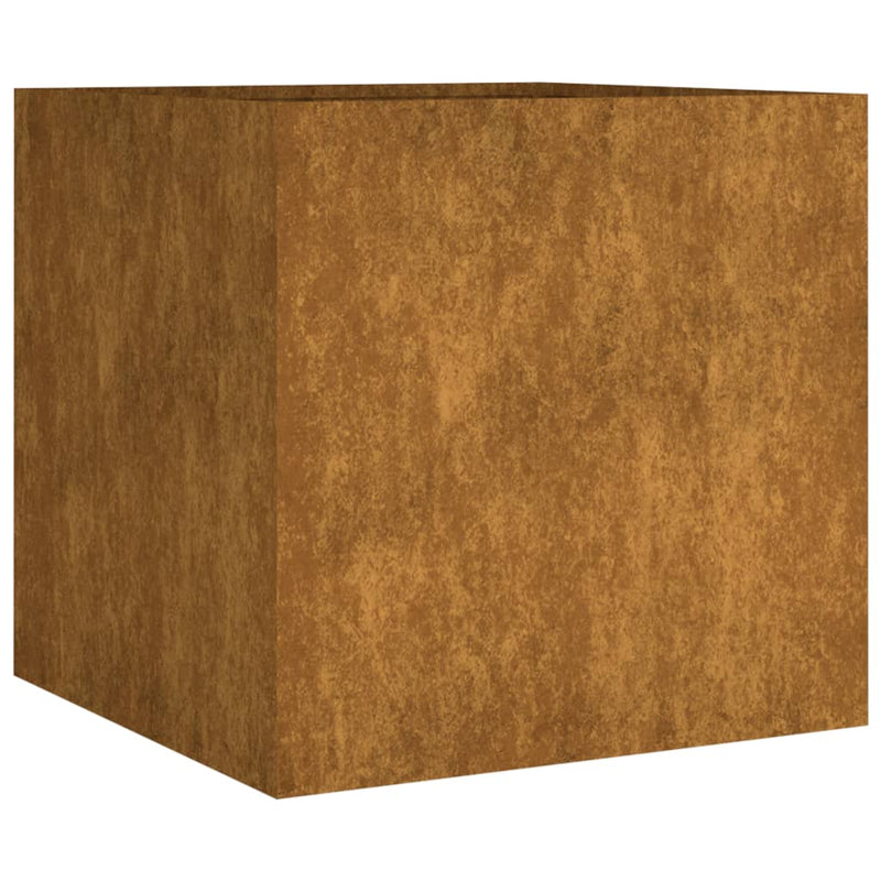 vidaXL Planter 40x41x40 cm Corten Steel