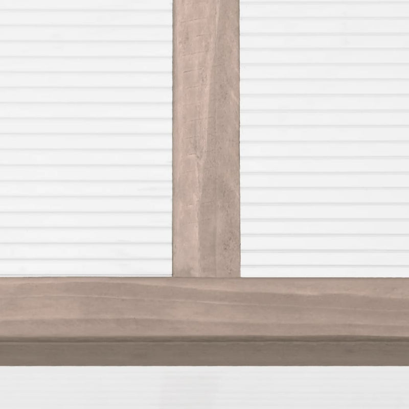 vidaXL Greenhouse Grey 110x58.5x39 cm Fir Wood