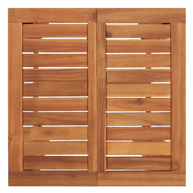 3 Piece Garden Dining Set Solid Wood Acacia