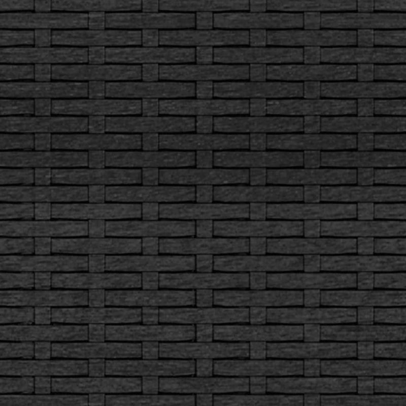 vidaXL 2 Piece Garden Lounge Set with Cushions Black Poly Rattan