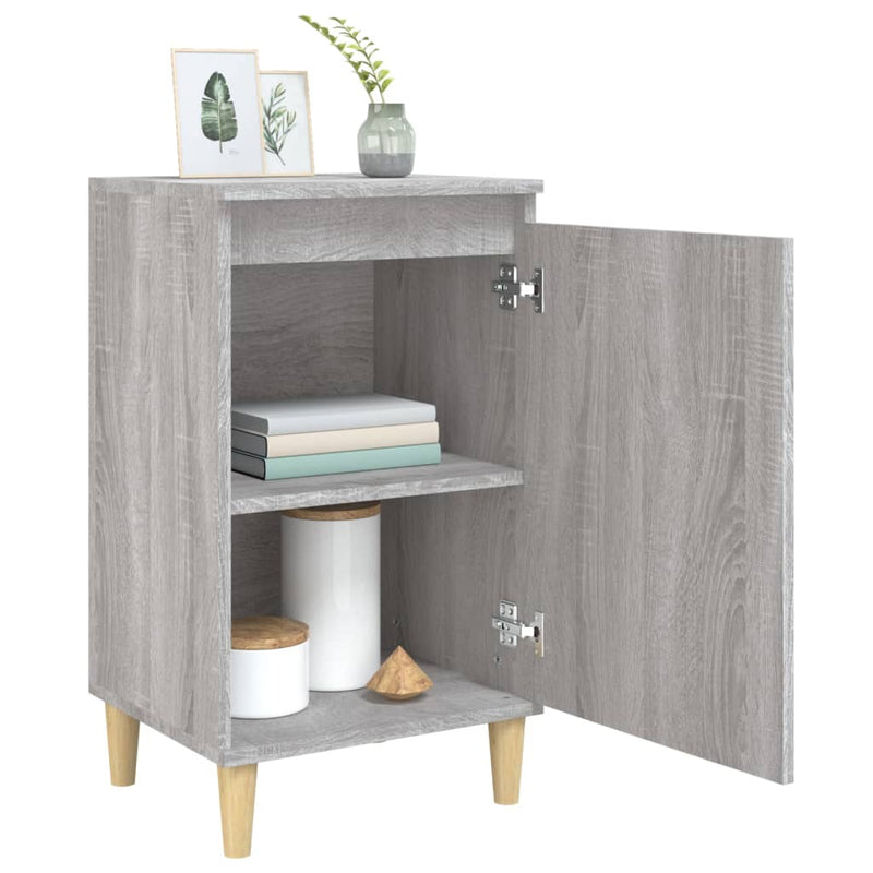 vidaXL Bedside Cabinets 2 pcs Grey Sonoma 40x35x70 cm Engineered Wood