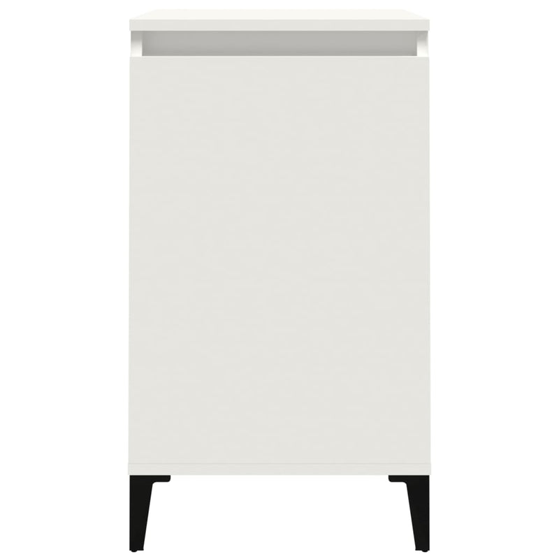 vidaXL Bedside Cabinets 2 pcs White 40x35x70 cm Engineered Wood
