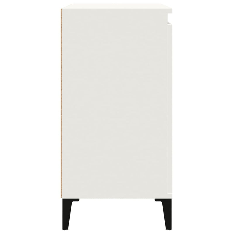 vidaXL Bedside Cabinets 2 pcs White 40x35x70 cm Engineered Wood